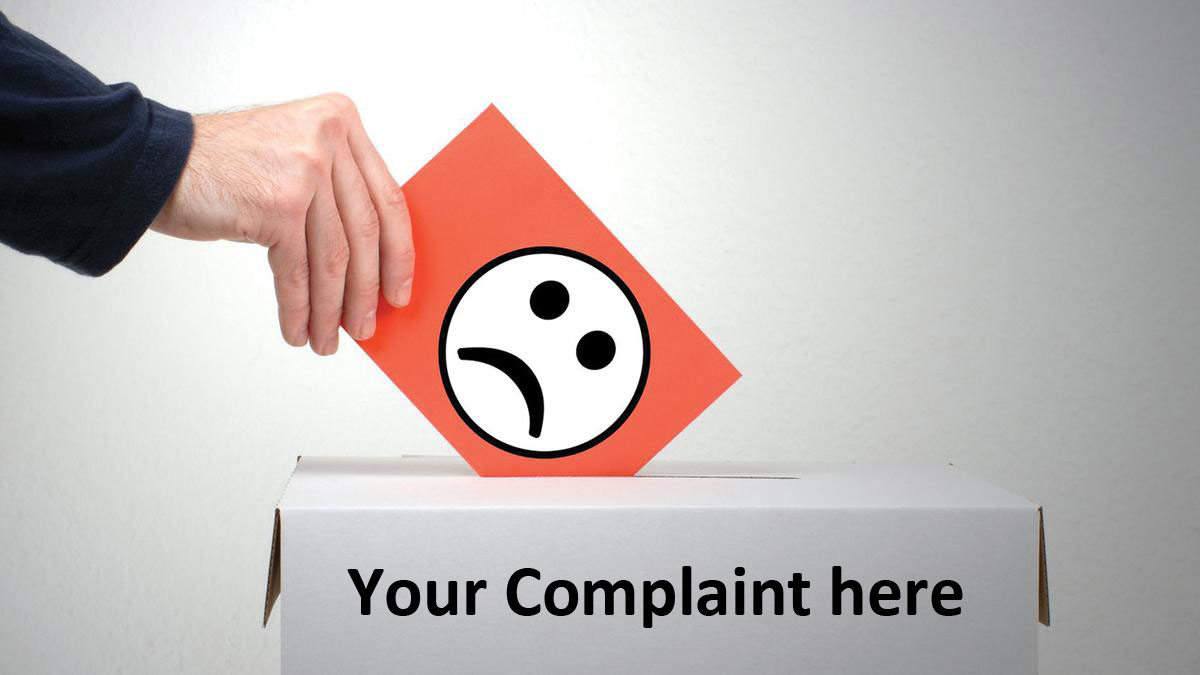 complain